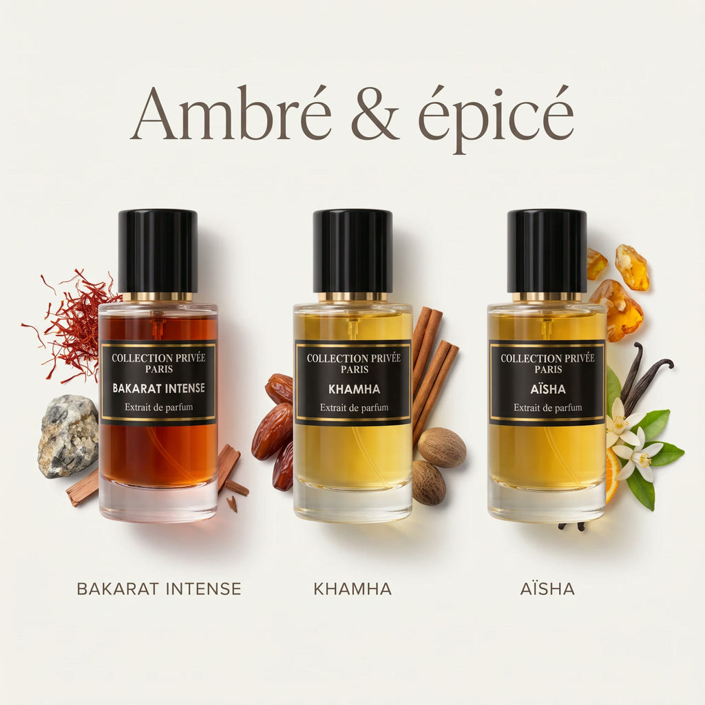 Aïsha – famille olfactive ambré et épicé