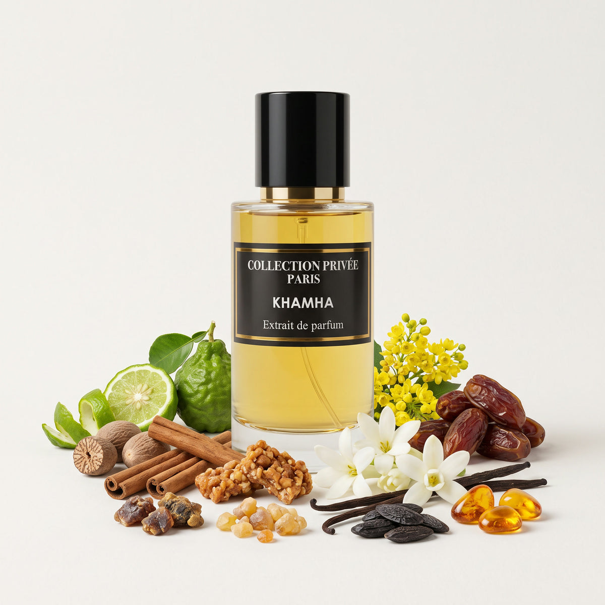 Khamha – extrait de parfum 50 ml et ses ingrédients