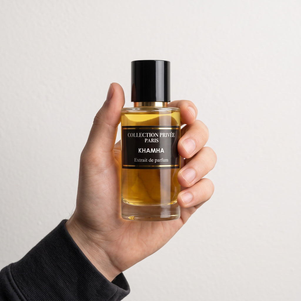 Khamha – flacon 50 ml en main