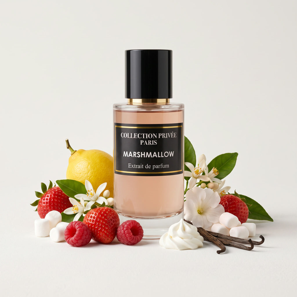 Marshmallow – extrait de parfum 50 ml et ses ingrédients
