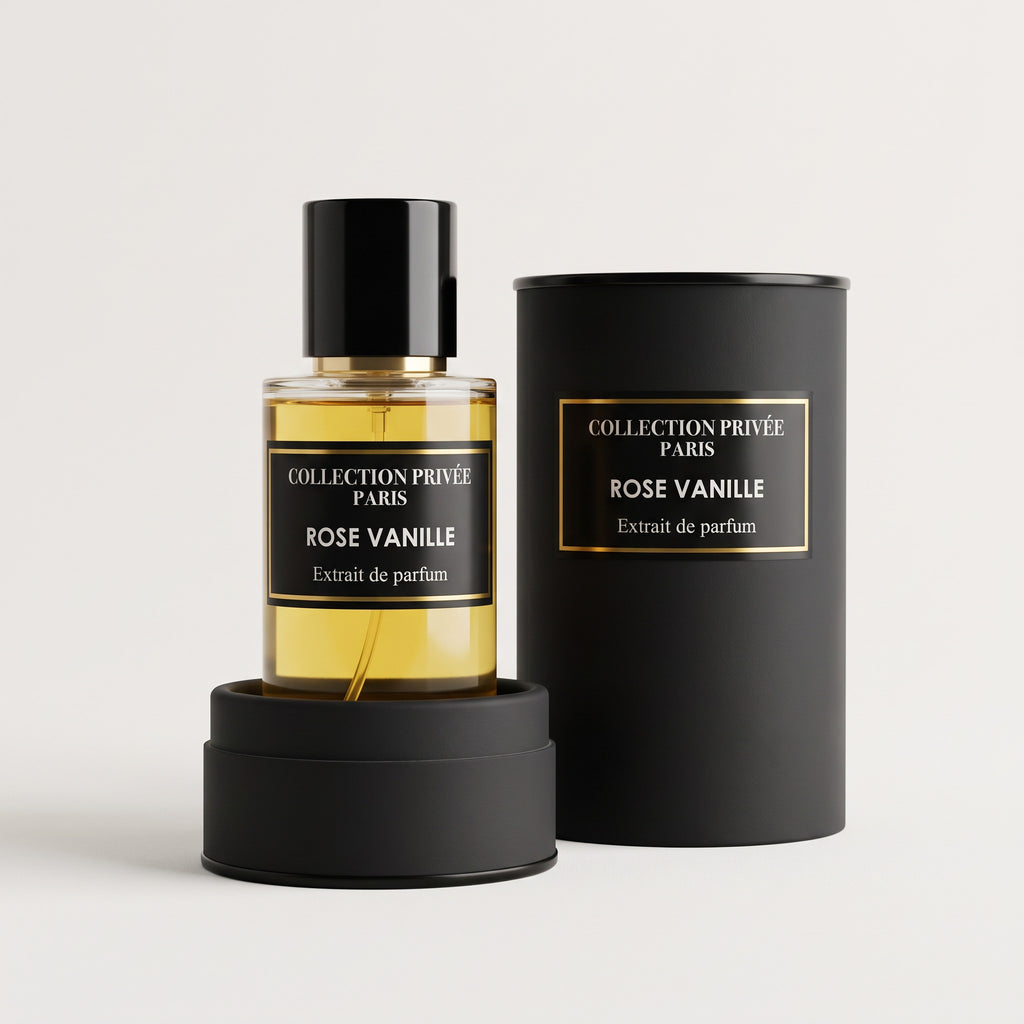 Rose Vanille – coffret ouvert