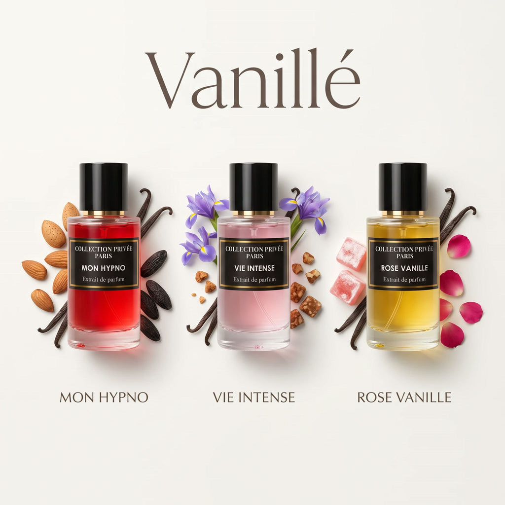 Rose Vanille – famille olfactive vanillé