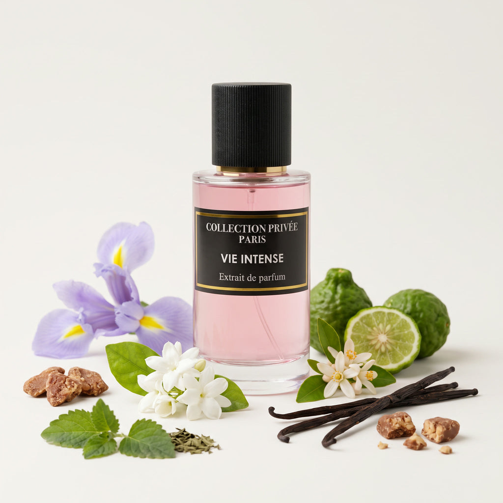 Vie Intense – extrait de parfum 50 ml et ses ingrédients