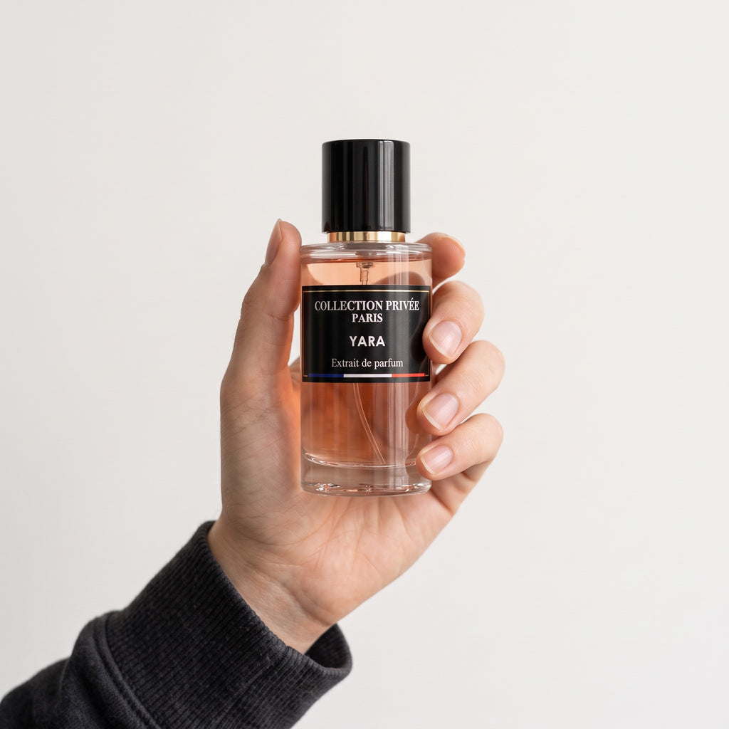 Yara – flacon 50 ml en main